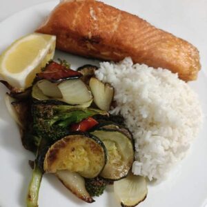 Salmón a la plancha