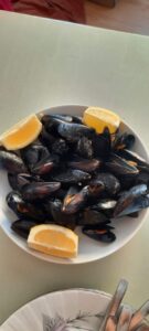 Mejillones al vapor